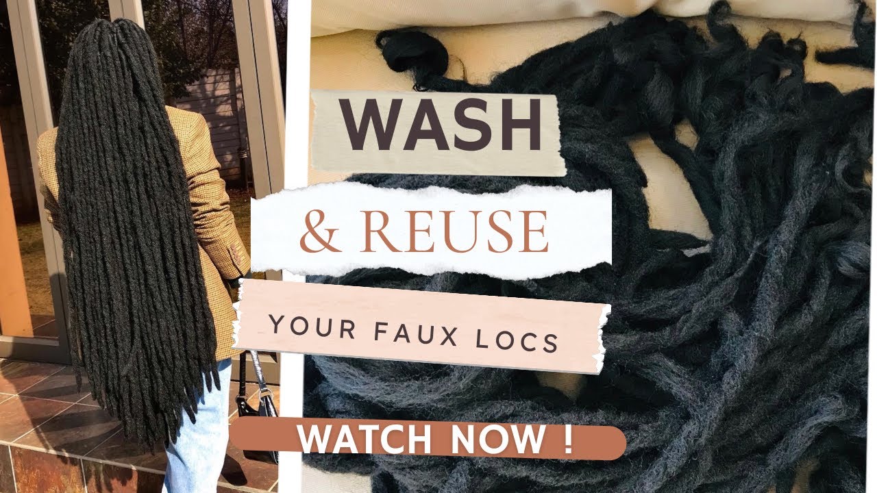 How To Wash & Dry Your Faux Locs l This Is Why You Should Reuse Your Faux locs