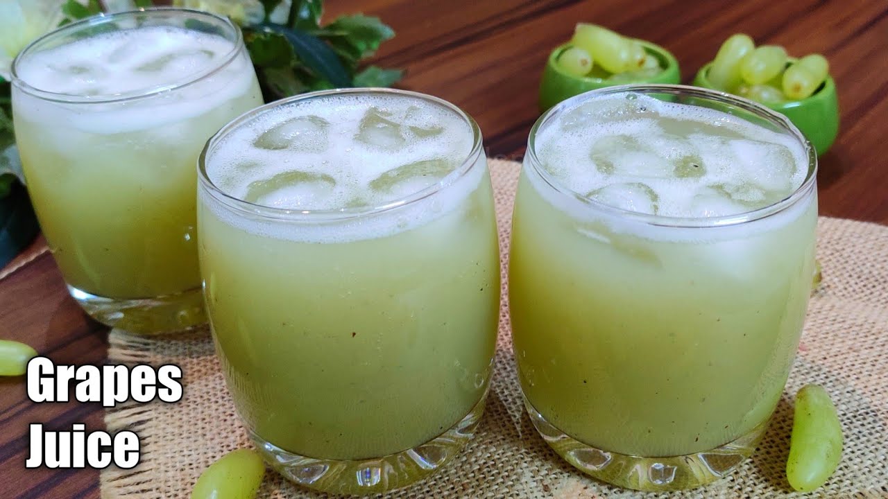 Summer special quick and easy grapes juice | How to make grape juice at home | Summer drink recipes