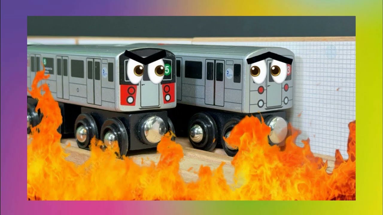 Munipals MTA Evil R142A VS R62 Subway Train Chasing - FULL EPISODE