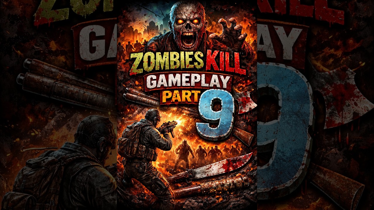 Zombie Apocalypse Part 9 — No Escape Run! #ZombiesKill #ZombiesKillPart9 #EpicGameplay