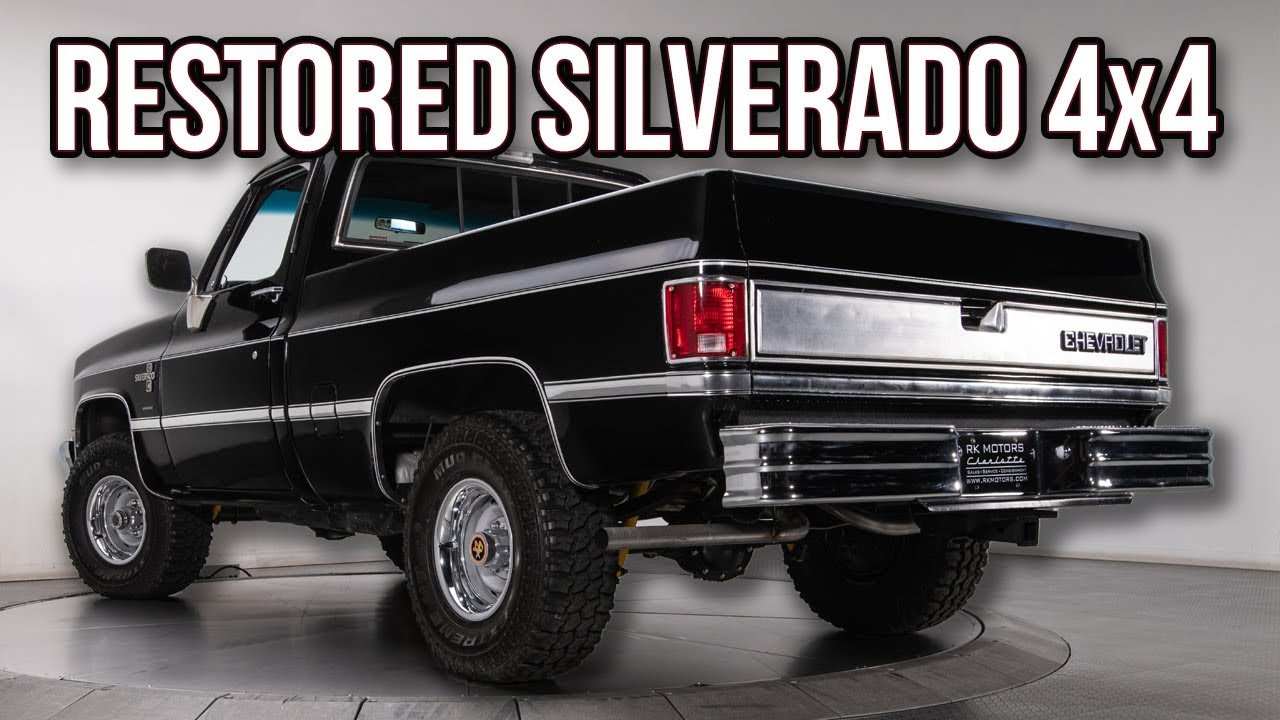 Restored 1987 Chevrolet Silverado V10 4x4 Short Bed 350 V8  -  SOLD  -  137168