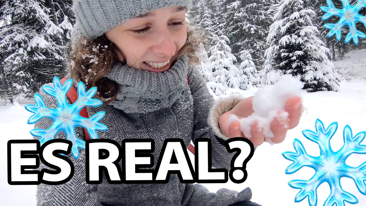 ¿CÓMO ES LA NIEVE? ❄️☃️🥶