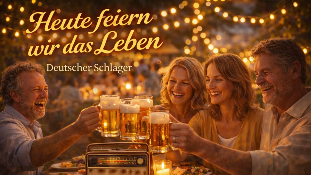 Heute feiern wir das Leben 🍻 Fröhlicher Deutscher Schlager