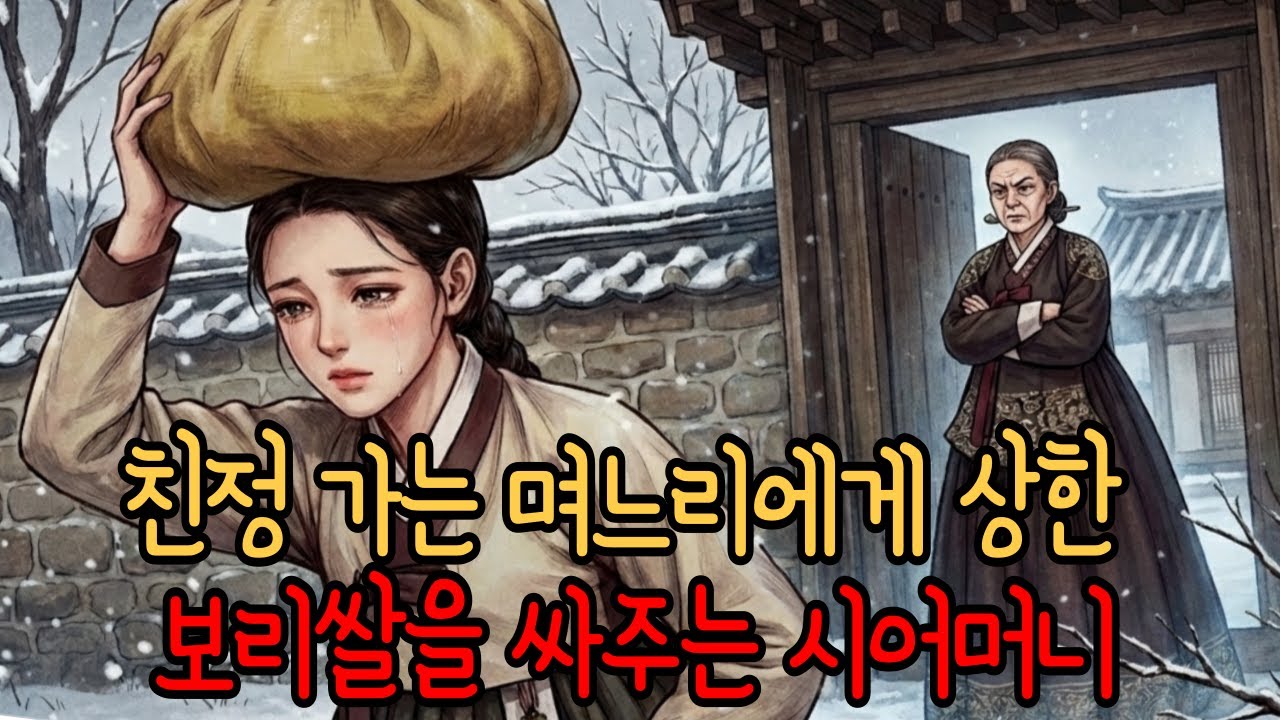 친정가는 며느리에게 상한 보리쌀을 싸주는 시어머니 | 야담 민담 전설 설화 옛날이야기 수면동화 사연