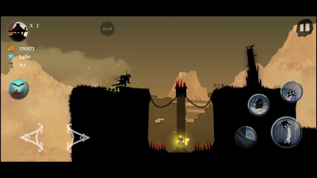 Ninja arashi chapter 3 level...9...game solve 
