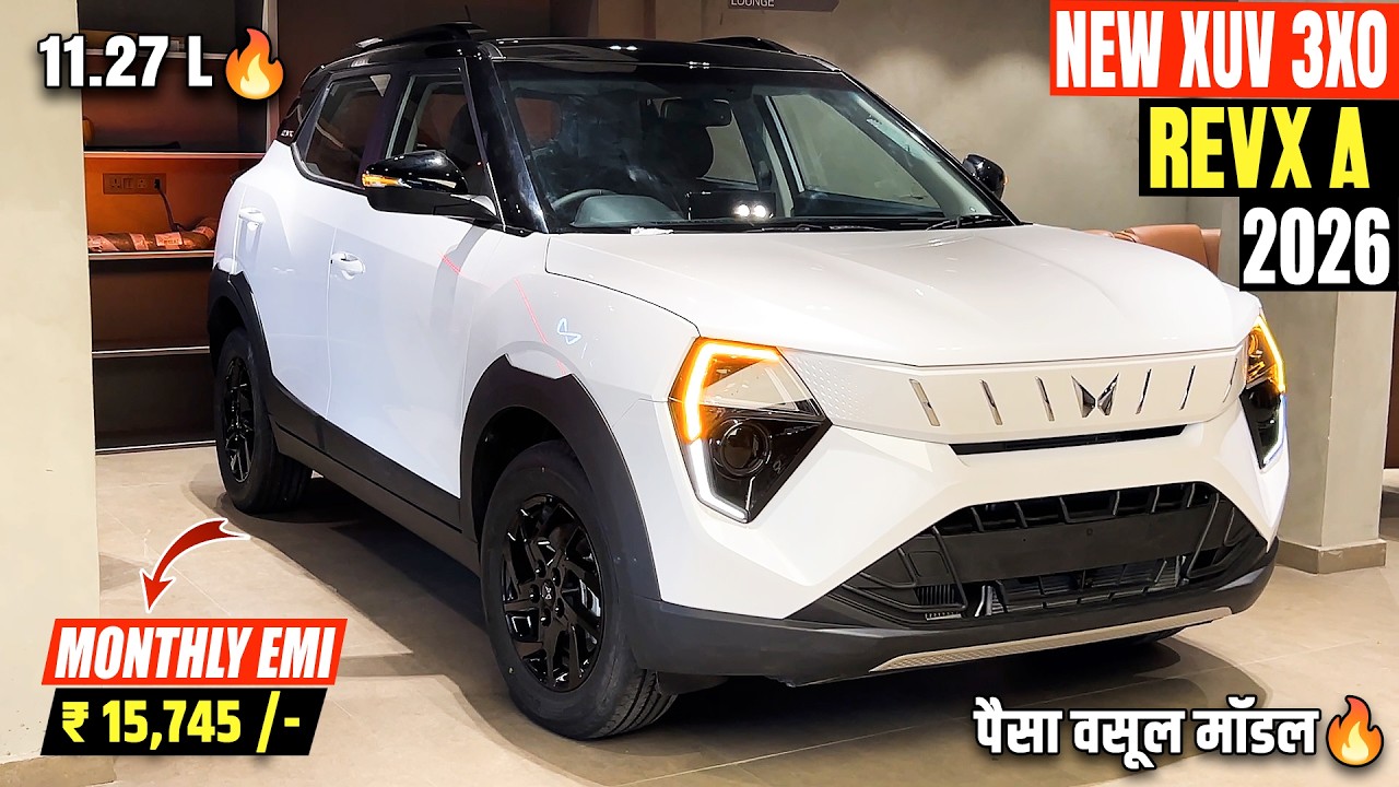Mahindra XUV 3XO REVX A Top Model 2026 | BREZZA का GAME खत्म 🔥 | Xuv 3xo Turbo Petrol