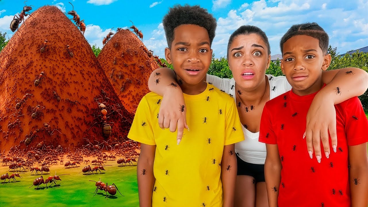 WE GOT ATTACKED BY FIRE ANTS!