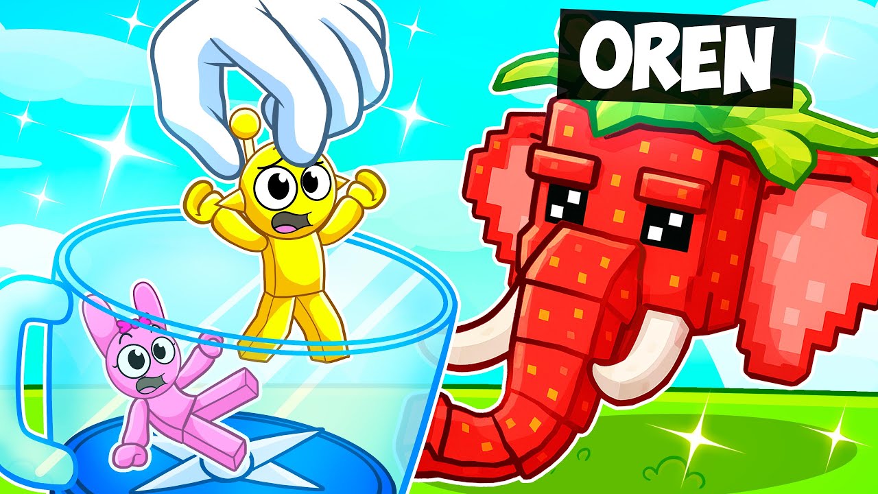 I Became A OG STRAWBERRY ELEPHANT In Roblox REALISTIC VR HANDS...