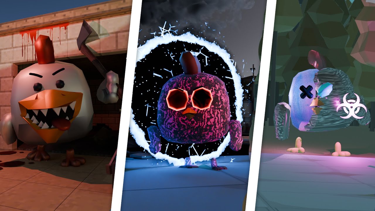 все БИТВЫ МИФОВ в чикен ган /все серии