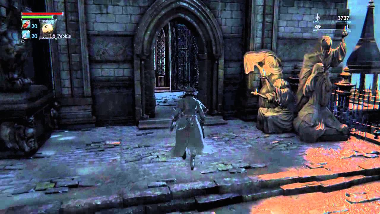 Bloodborne unlocking the elevator shortcut to Father Gascoigne