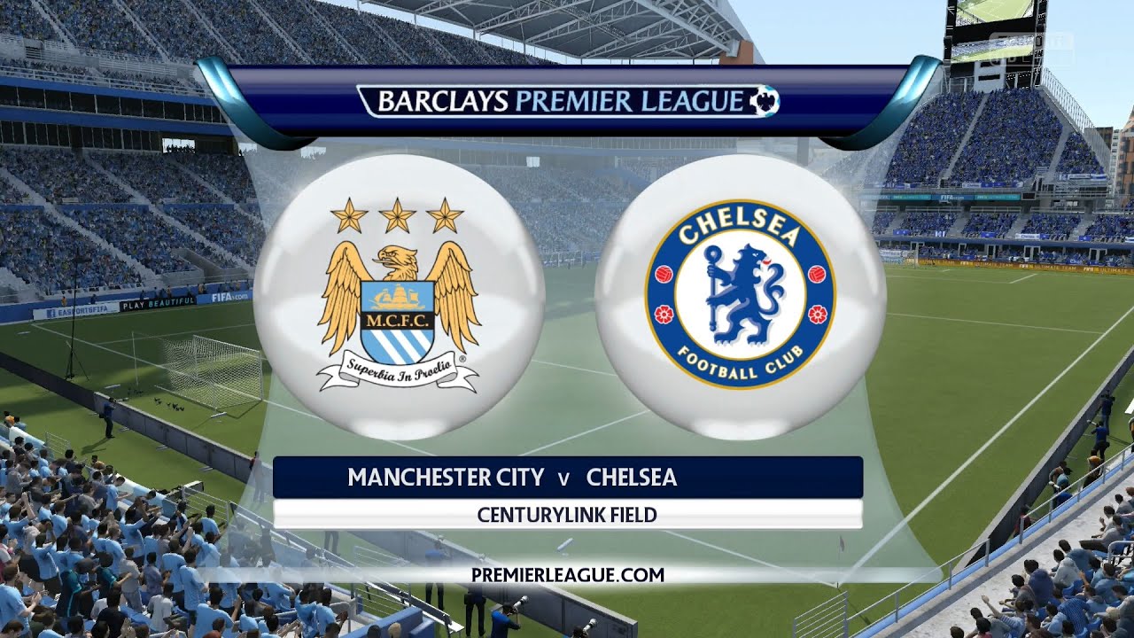 (PS4/Xbox One) FIFA 16 | Manchester City vs Chelsea -  Full Gameplay (1080p HD)