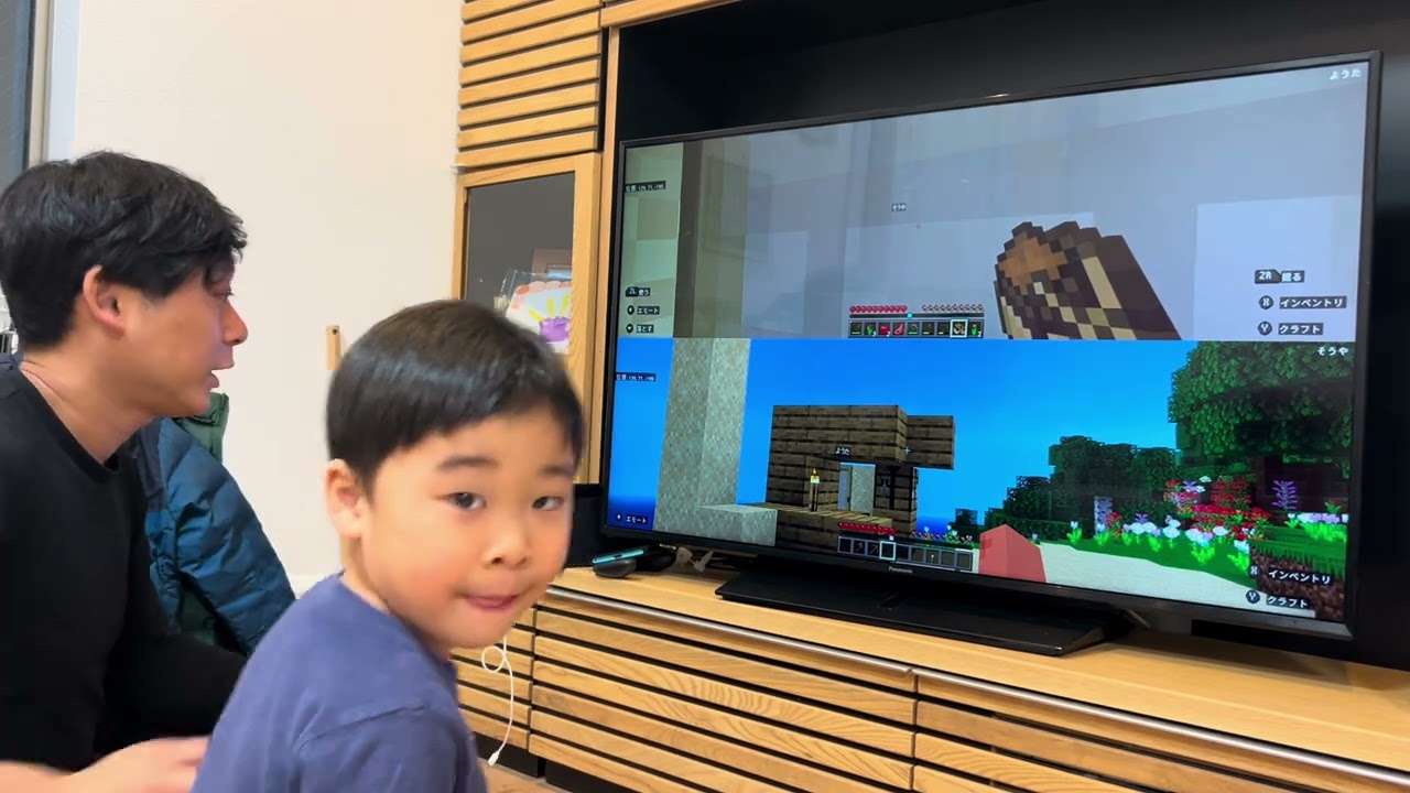 5歳児YouTuberたこぼうず保育園終わりに親子でSwitch2マイクラで石炭を見つけたかったです