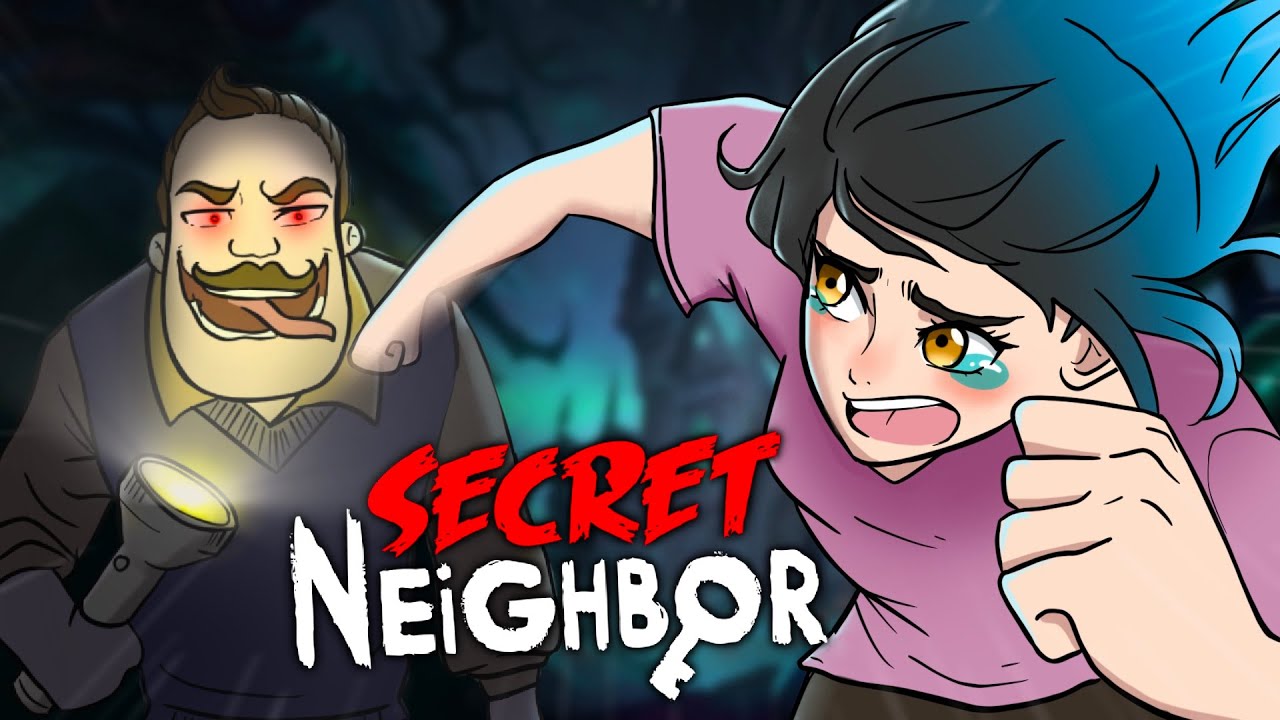 UN GROS PERVERS VEUT M'ATTRAPER ! 😭(Secret Neighbor Ft. ganginou, Stronex & Caribou)