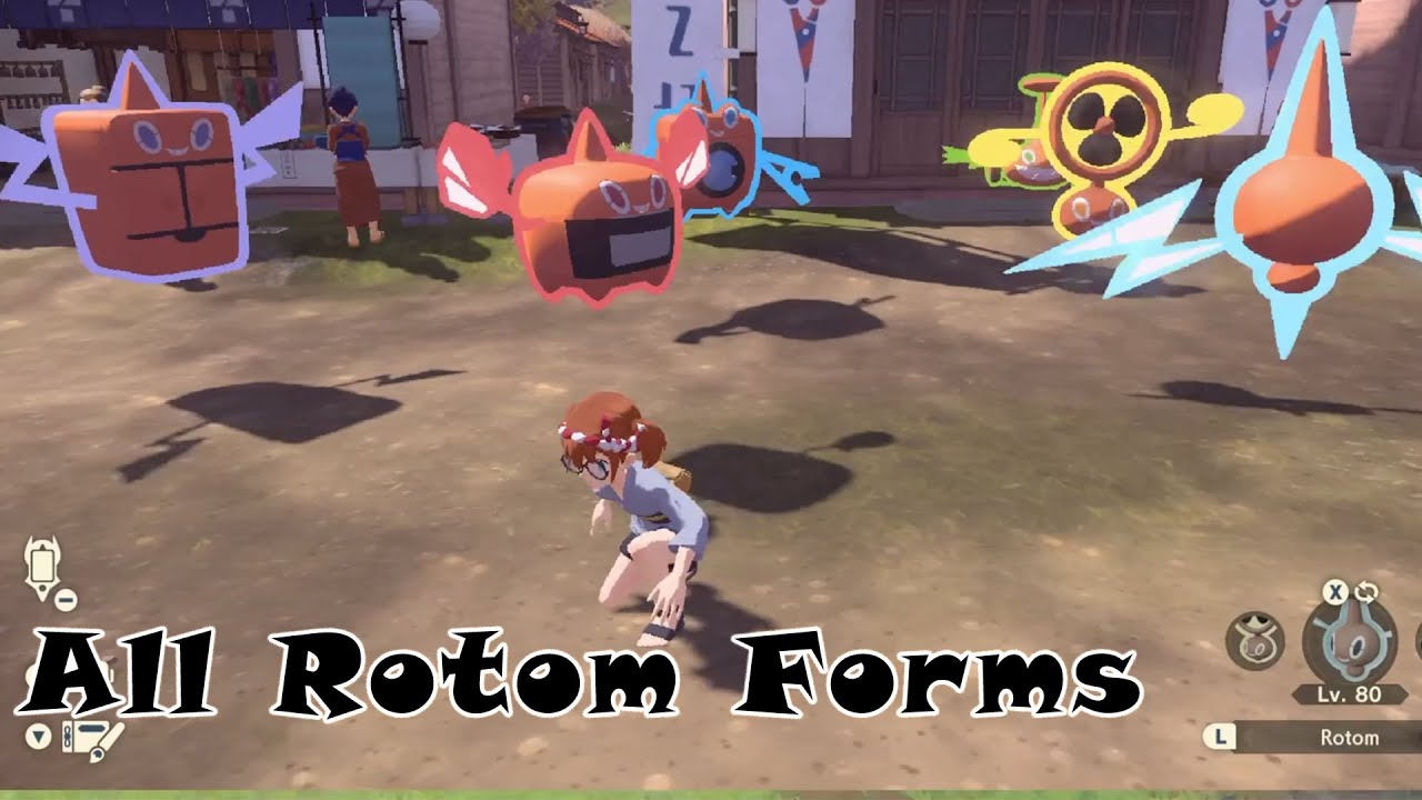 Getting ALL of the ALPHA ROTOM Forms | Pokemon Legends: Arceus