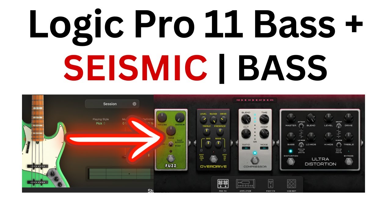 Logic Pro 11 Bass Session Player + SEISMIC BASS = ?