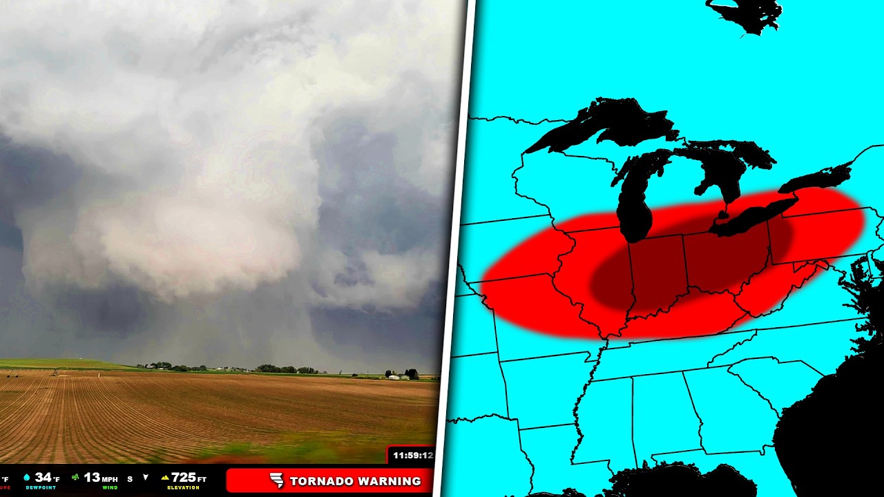 🔴LIVE | Midwest Severe Weather OUTBREAK Coverage | LIVE STORM CHASER