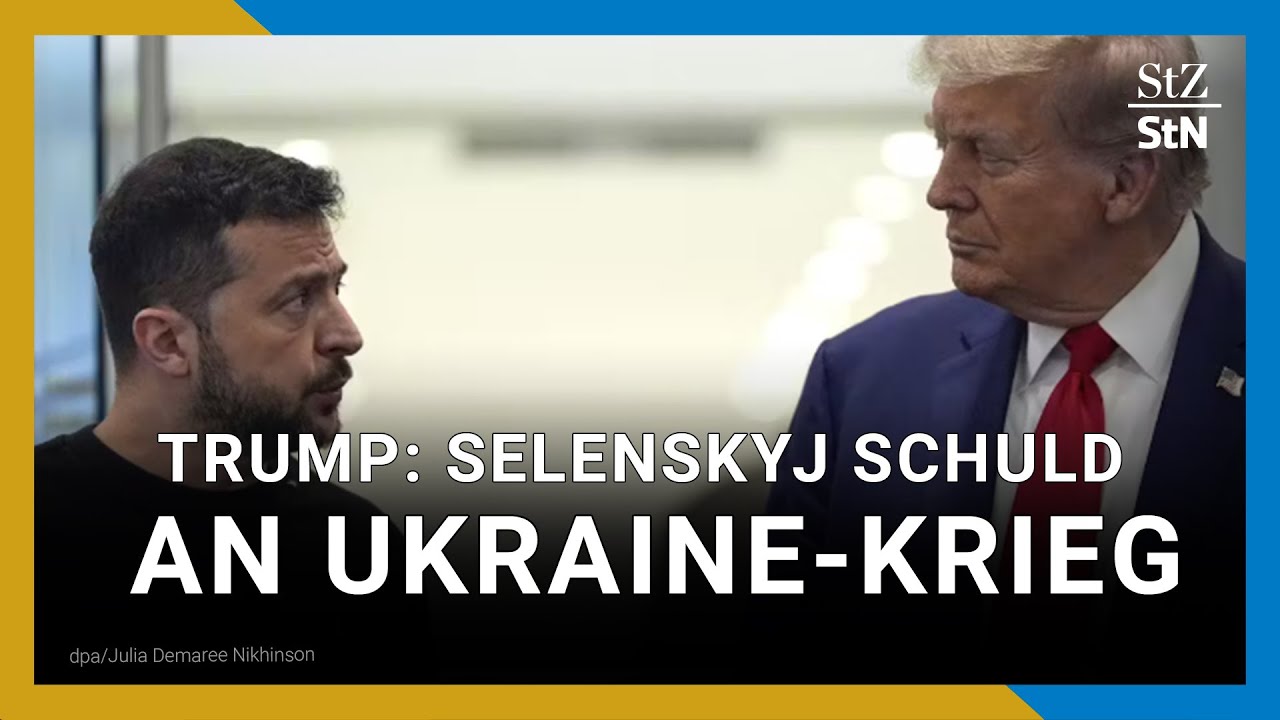 Trump gibt Selenskyj Schuld an Ukraine-Krieg