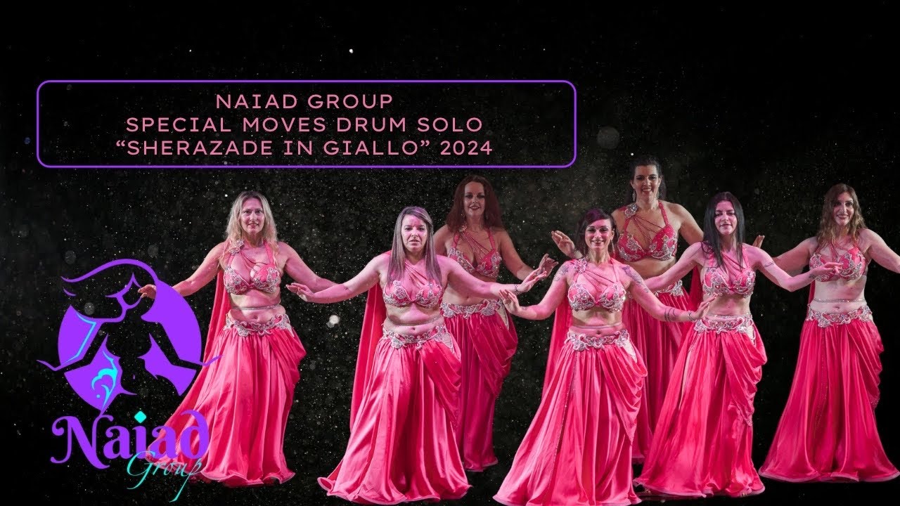 NAIAD GROUP Bellydance Company in Special Moves Drum Solo