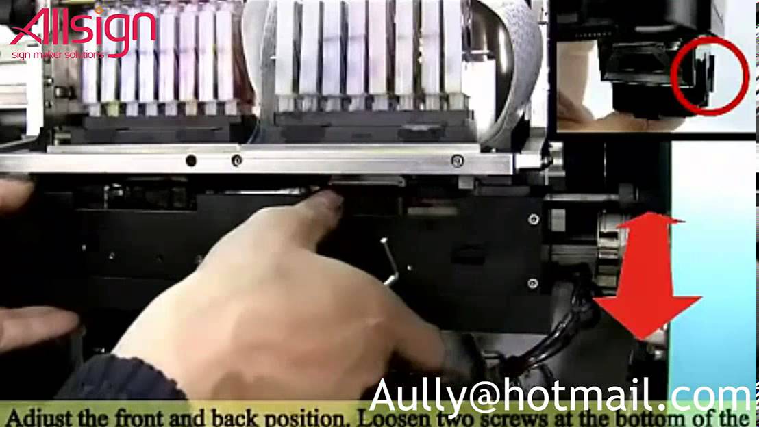 Galaxy Printer Dual Head Cap Station Adjustment
