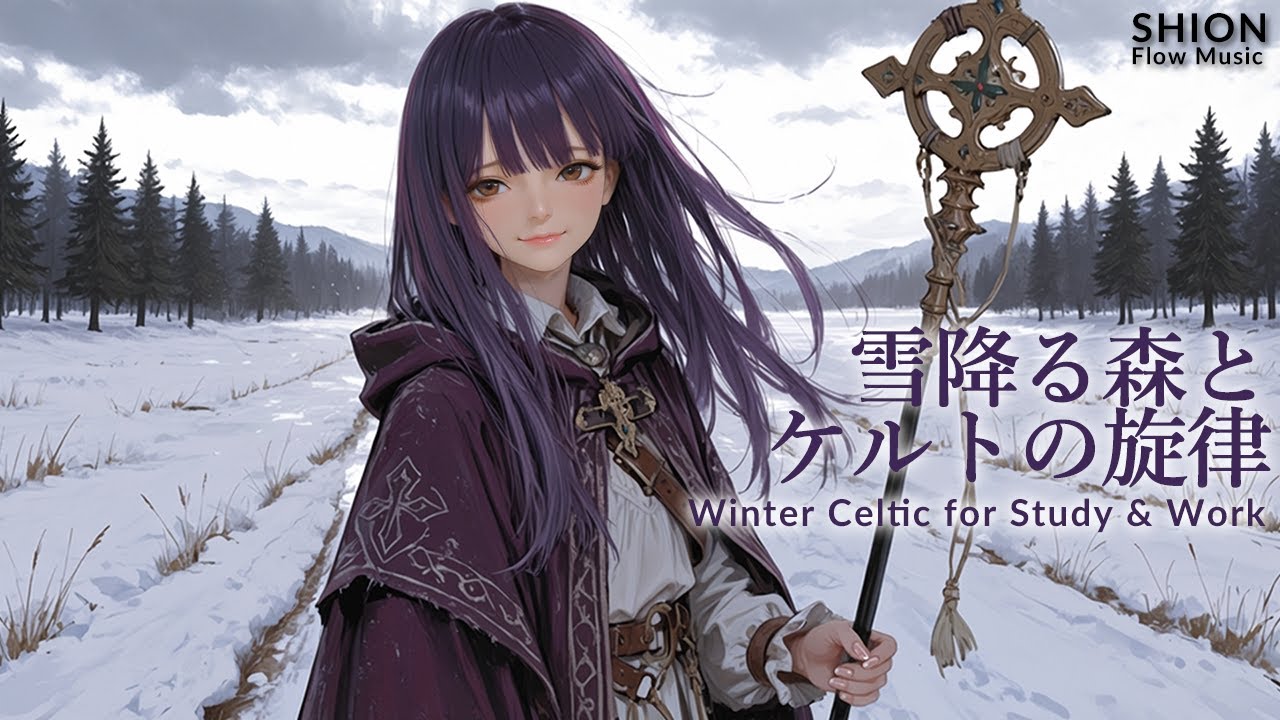 【作業用BGM】雪降る森とケルトの旋律 - Winter Celtic for Study & Work
