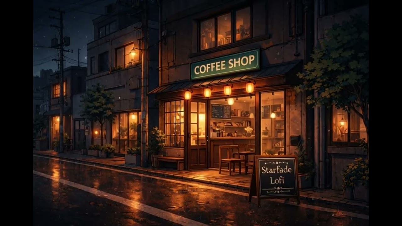 Lofi Chill Coffee Shop 🎵 Relaxing for Studying