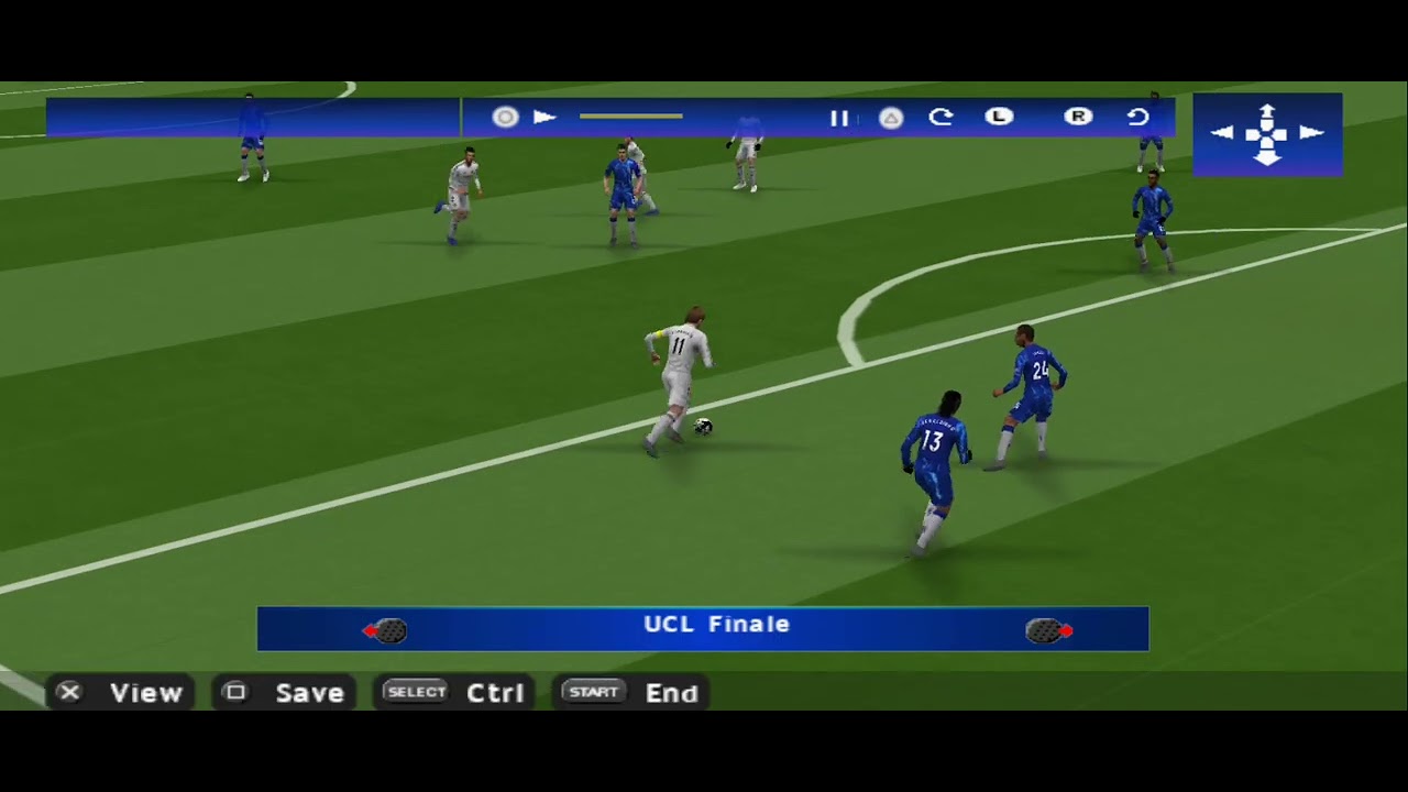 Real Madrid vs Chelsea psp master league champions league parti 1 