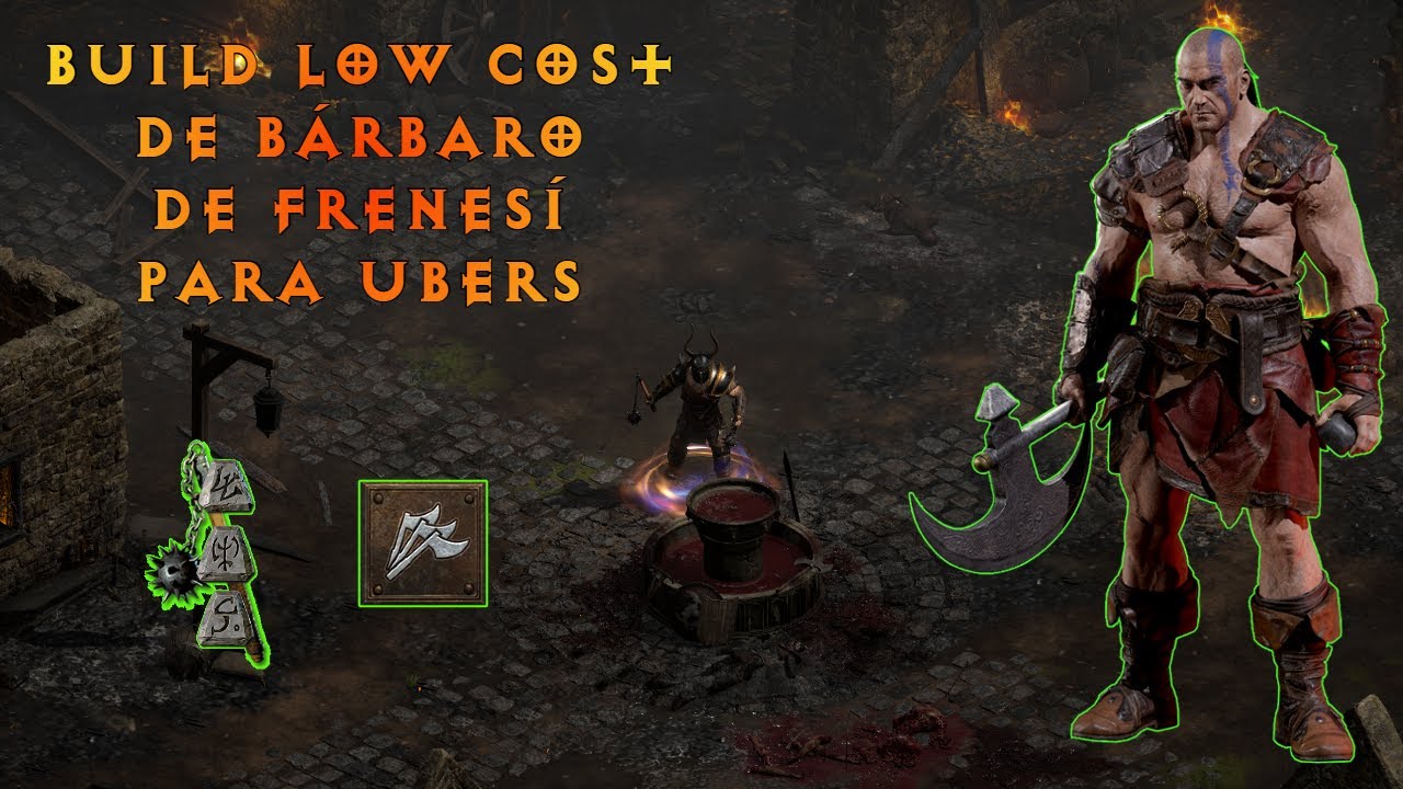 BUILD LOW COST DE BÁRBARO DE FRENESÍ PARA HACER UBERS EN DIABLO II RESURRECTED