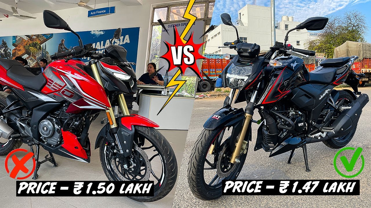 TVS Apache RTR 200 4V BS6 v/s Bajaj Pulsar N250 Detail Comparison | Which one is Best?