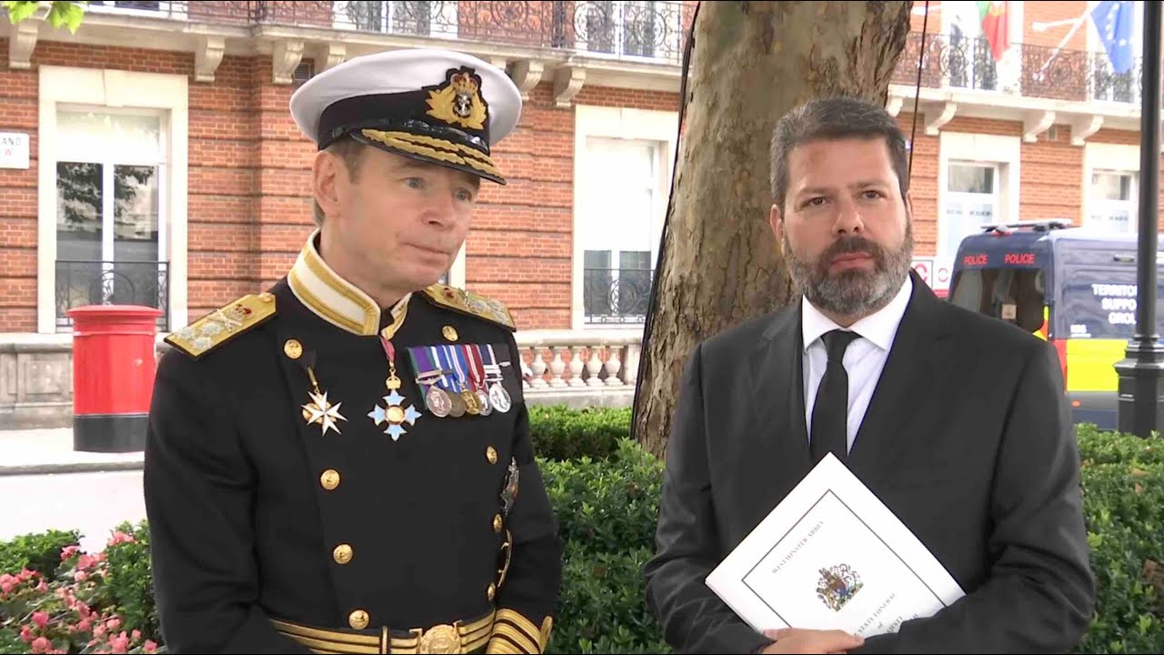 Chief Minister & Governor attend Queen's funeral at Westminster Abbey