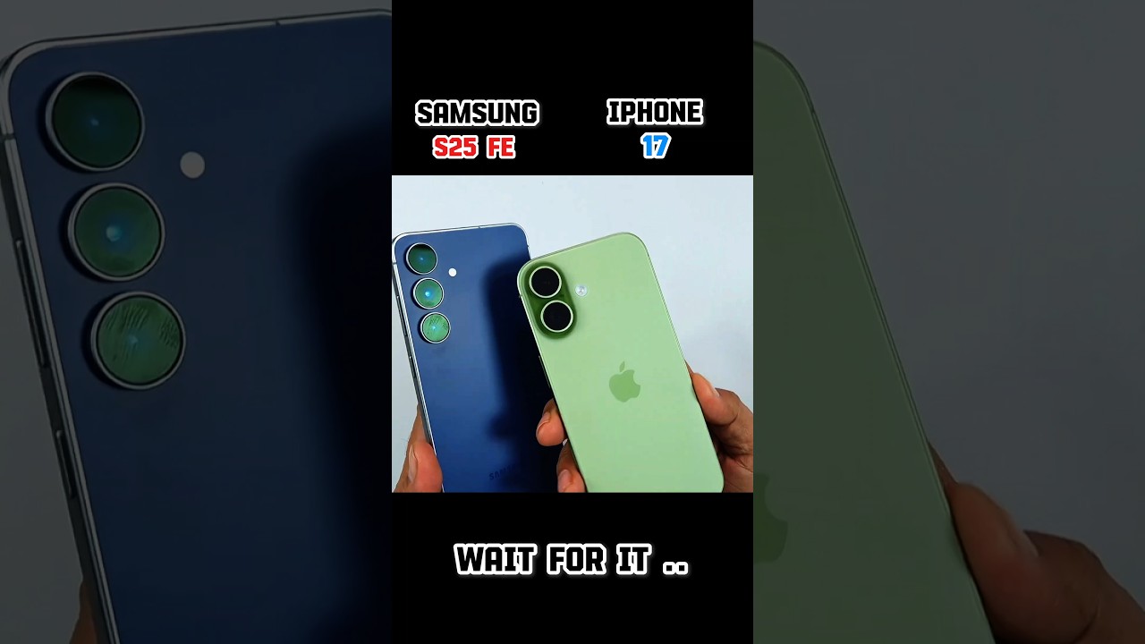 ⚡⚡ SAMSUNG S25 FE VS IPHONE 17 BOOT-UP TEST!!