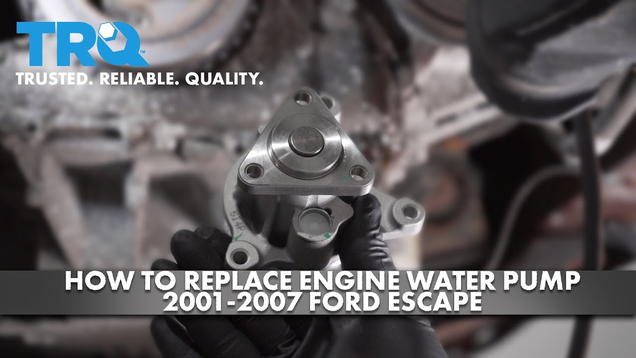 How to Replace Engine Water Pump 2001-2007 Ford Escape