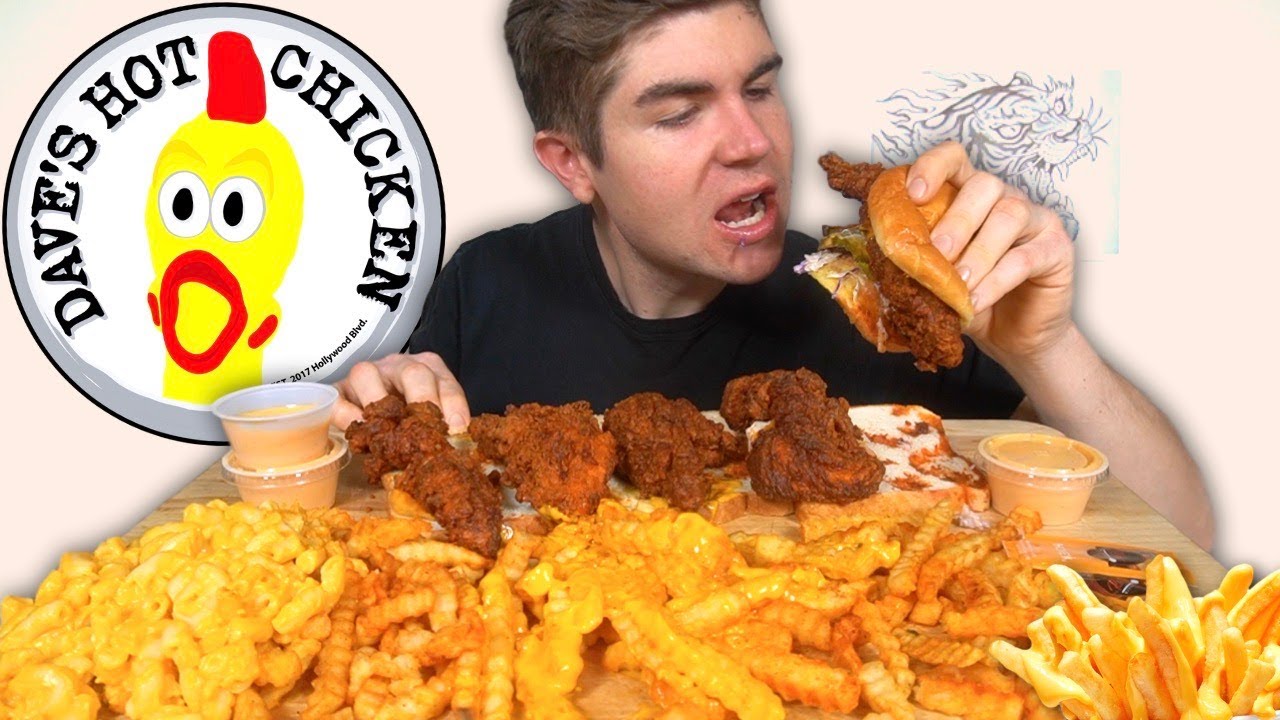 JUICY Nashville Hot Chicken Feast with too much CHEESE? + My Strange Hobbies.. (Mukbang)
