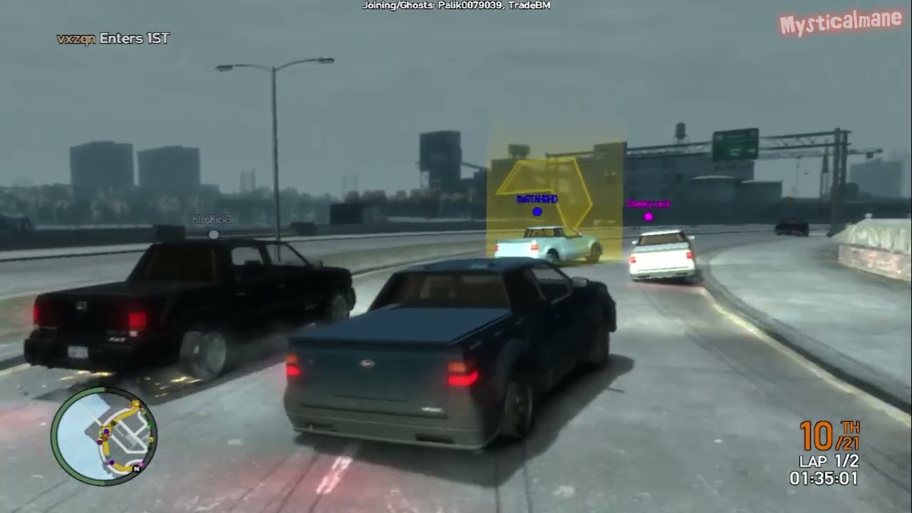 GTA IV - PC - Online Multiplayer - Truck Race, Flat Tire Race @ GTRF Event! - 02/12/26