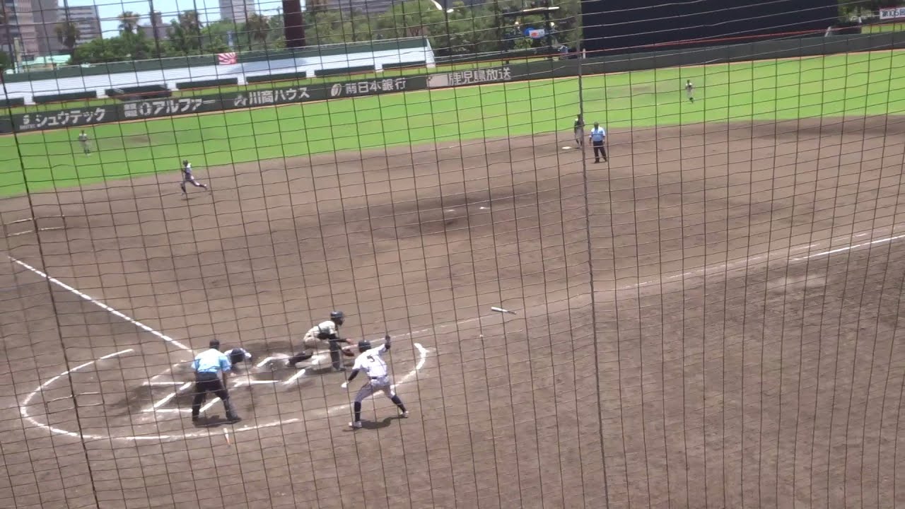 鹿屋中央 vs 神村学園・決勝戦 / 延長10回表タイブレーク（ノーカット）、鹿屋中央高校の攻撃　～第105回全国高校野球選手権記念鹿児島大会～