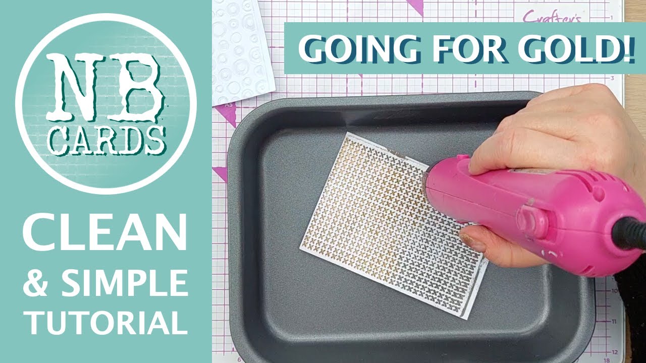 Going For Gold! A Clean and Simple Hugs & Kisses Card Tutorial [2024/44]