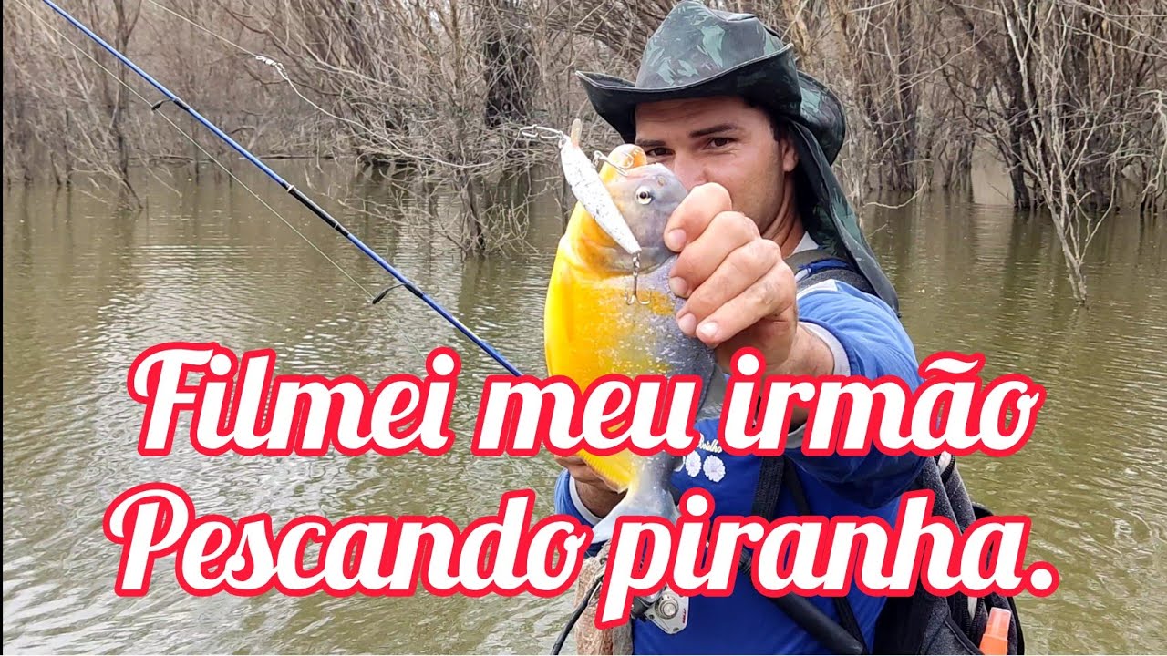 ele entrou no lago cheio de piranhas #nordeste #bahia #marac&aacute;s