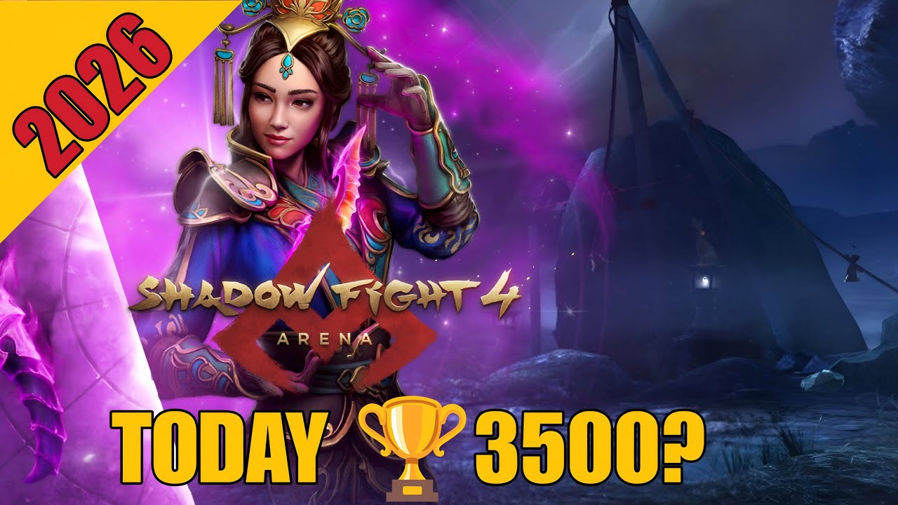Will we reach 🏆3500 today? In Shadow Fight 4 Arena Live 🎮🔥