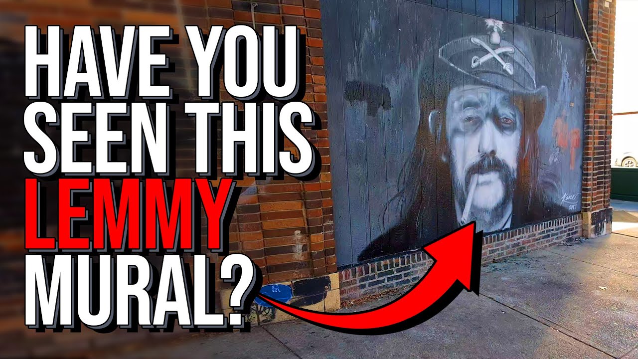 The Iconic Lemmy Mural and Vinyl at Wax Trax Records in Denver!
