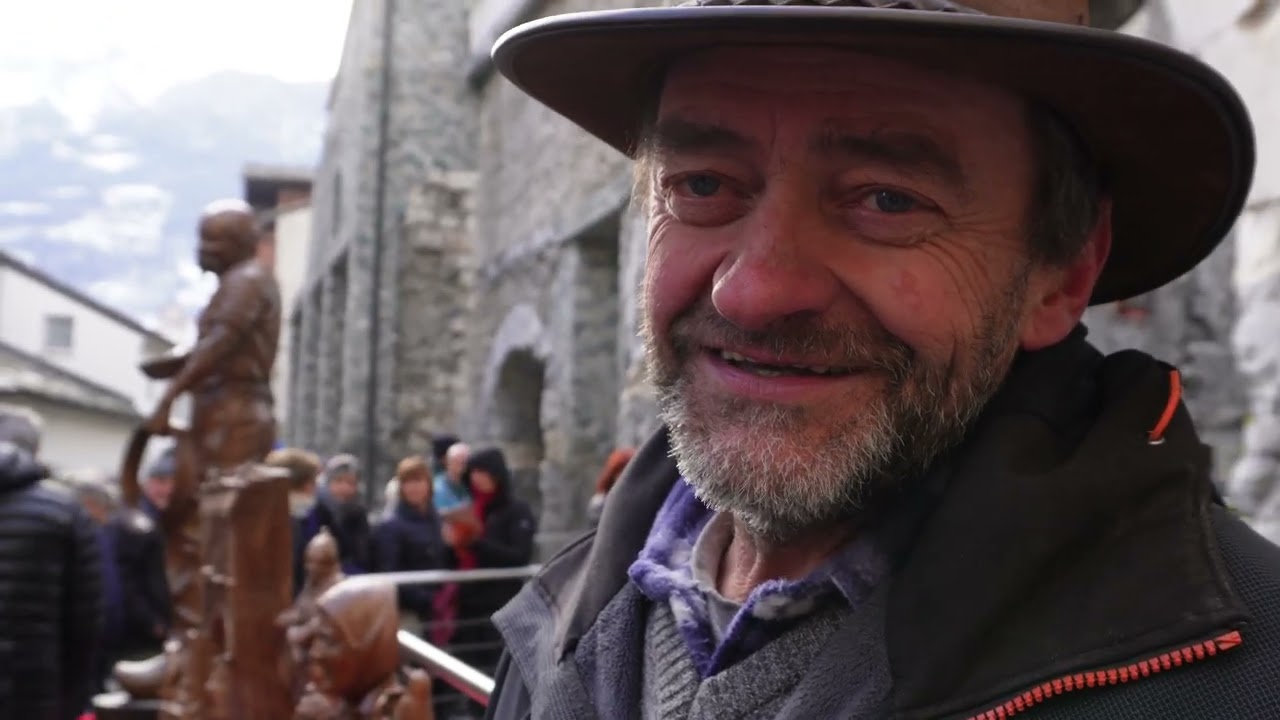 FIERA DI SANT'ORSO: GIANGIUSEPPE  BARMASSE E IL SUO CASARO