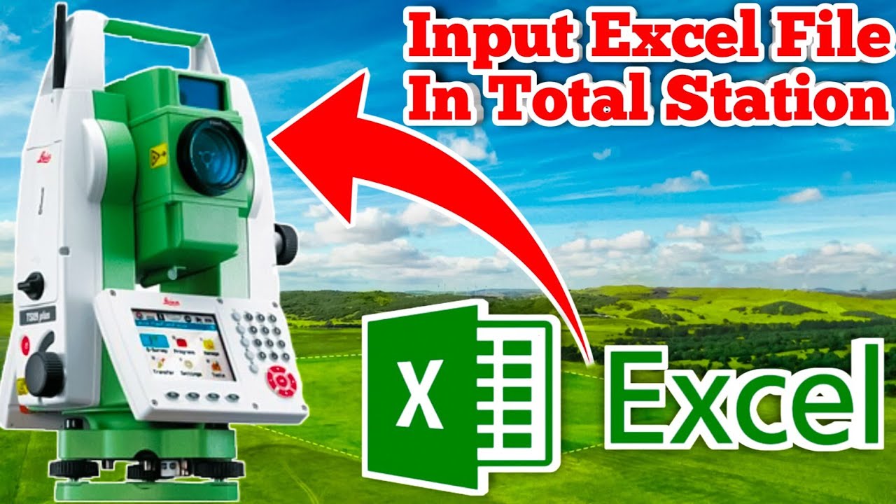 How To Input Excel File in Sokkia Total Station || Total Station Par Coordinate Load Kaise Karo ge??