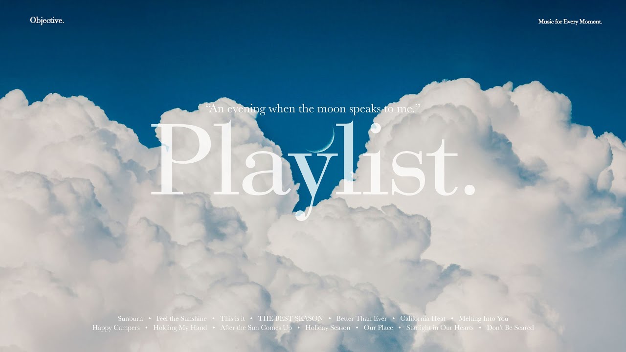 [Playlist] 달이 말을 걸어오는 저녁 🌙✨｜ 공부할때 듣기 좋은 팝송 모음