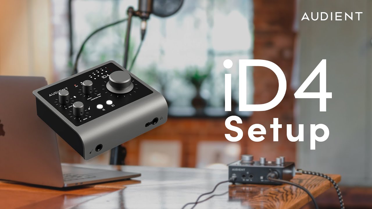 Как настроить аудиоинтерфейс Audient iD4 MkII