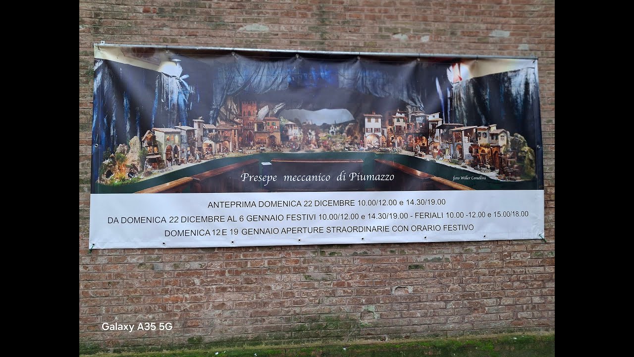 PRESEPE ANIMATO IN FULL HD PIUMAZZO