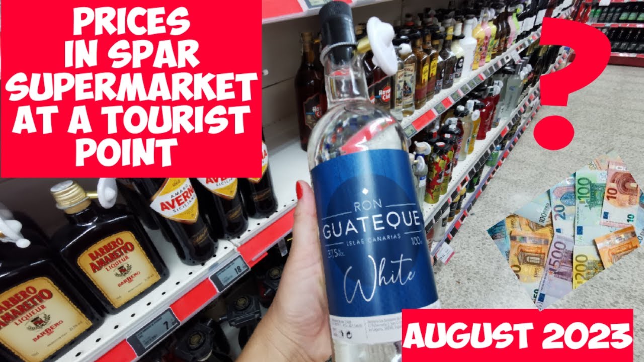 Gran Canaria🌴PRICES IN SPAR SUPERMARKET AT A TOURIST POINT - 2023 - AUGUST
