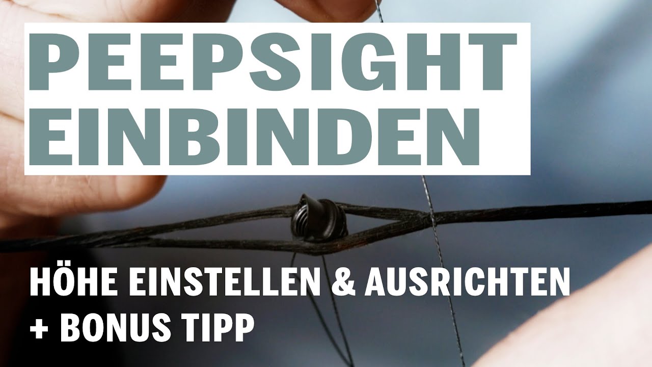 PeepSight einbinden , Höhe einstellen und ausrichten + Bonus-Tipps