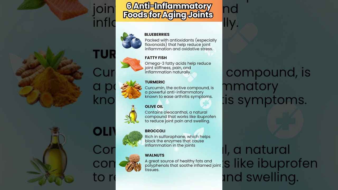 Senior Health: 6 Anti-Inflammatory Foods for Aging Joints