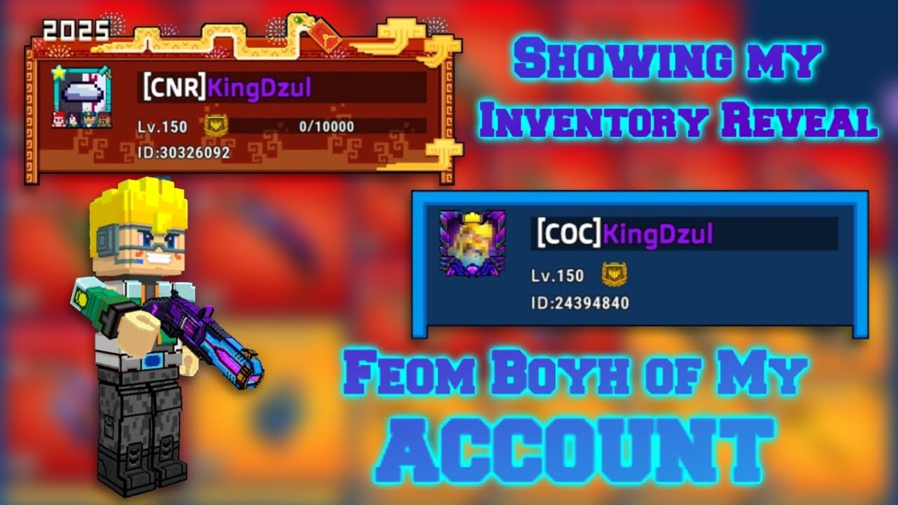 cops N robbers #5 Inventory Reveal & Showing My Altemative Inventory Account | kingDzul's_Channel