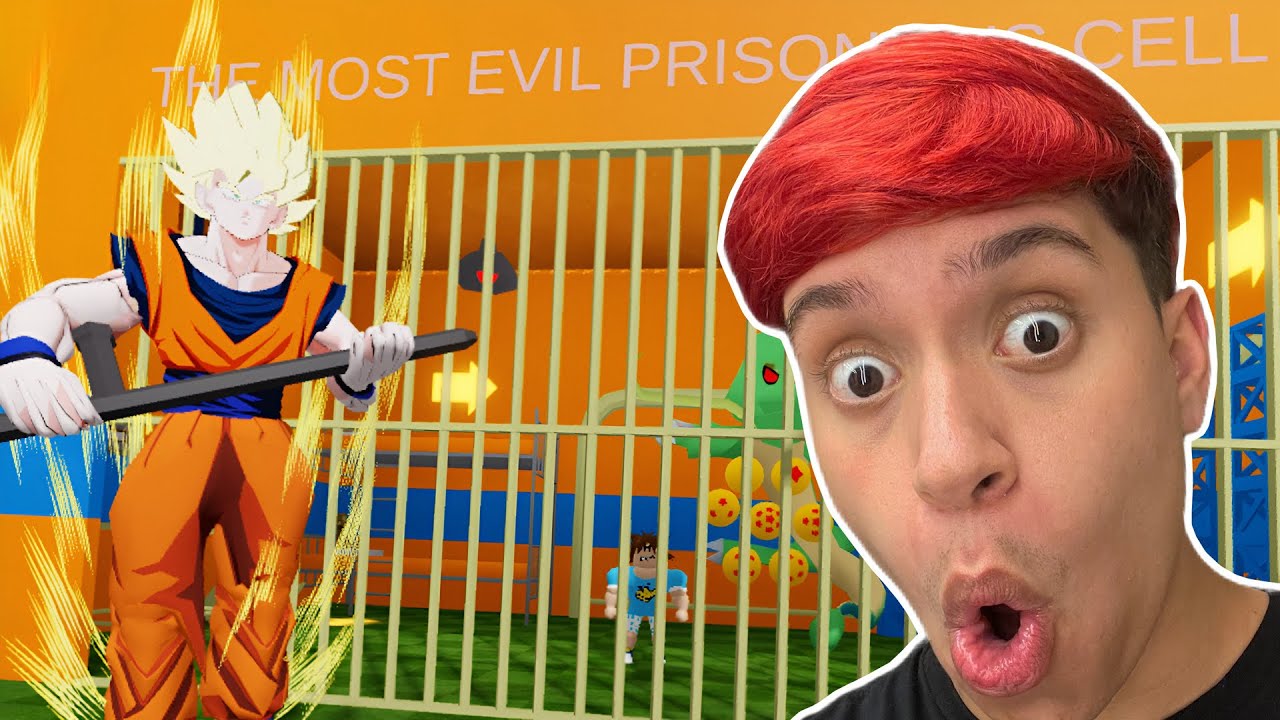 TENTE ESCAPAR DA PRISÃO SEGURA DO GOKU NO ROBLOX!! (Dragon Ball)