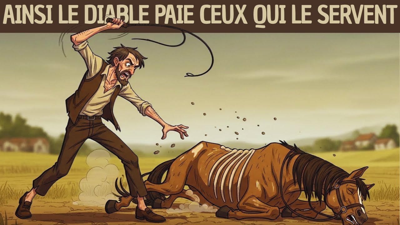Un bûcheron pauvre sauve un cheval et est conduit vers un trésor