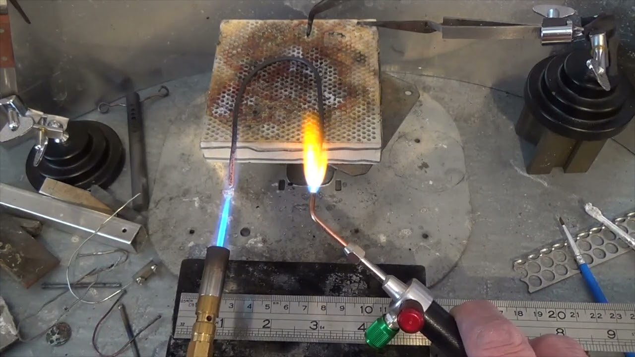 Jewellers torch comparison, Little Torch & Sievert with needle nozzle